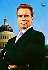 Arnold Schwarzenegger "California Governor" Pop Art Print - 13 x 19 Poster