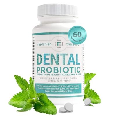 Dental Probiotic, 60 Sugar Free Chewable Tablets, Mint Flavor