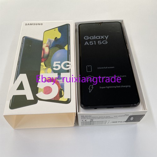 Smartphone Samsung Galaxy A51 5G SM-A516U 128GB 6GB RAM Desbloqueado - Nuevo Sin Abrir - Imagen 2 de 9