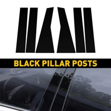 For Honda CRV CR-V 2012-2016 Gloss Black Pillar Post Door Window Trim Cover