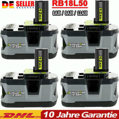 18V 12,0Ah 8Ah Akku für RYOBI One Plus Lithium RB18L50 P108 P109 Batterie