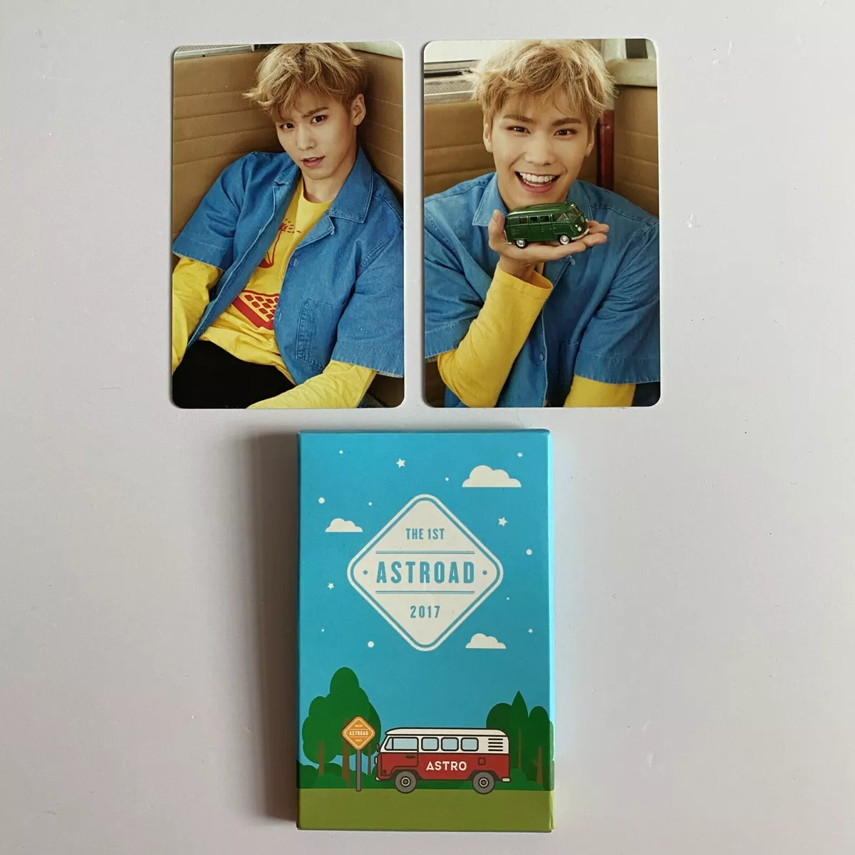 ASTRO 'THE 1ST ASTROAD' 2017 OFFICIAL RARE CONCERT OOP PHOTOCARD - ROCKY PC SET