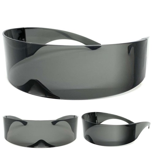 Occhiali Futuristici A Specchio Per Halloween E Cosplay – Acrilico Leggero, 16 Cm, Unisex, Colori Disponibili, Accessorio Festa E Fotografia