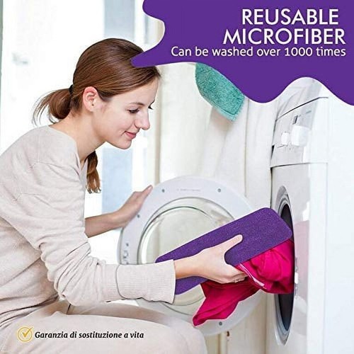 Vorfreude Spray Mop Microfiber Pads 2 Pack - Machine Washable, Reusable 25x40cm - Picture 5 of 5