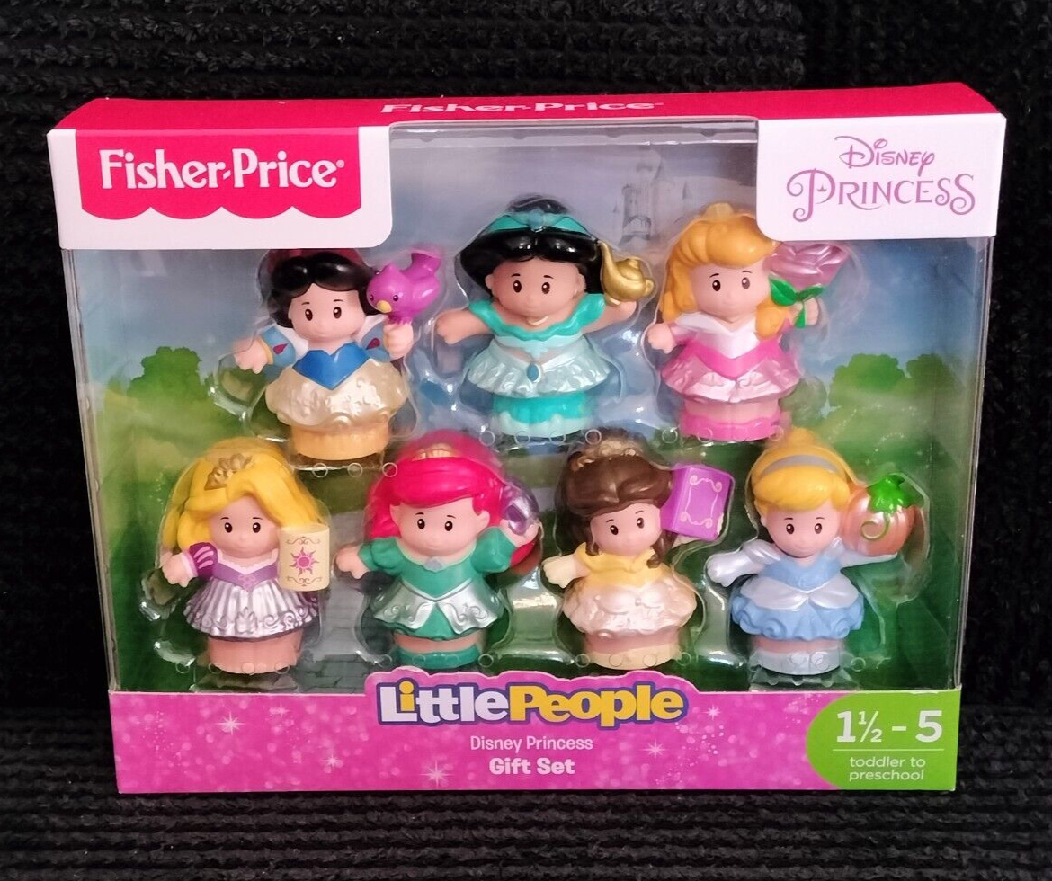 Little People Disney Princess Gift Set inc 7 Figures BNIB