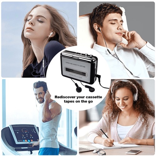 Portable USB Cassette Player Converter Recorder Convert Tapes to Digital MP3 - Picture 5 of 14