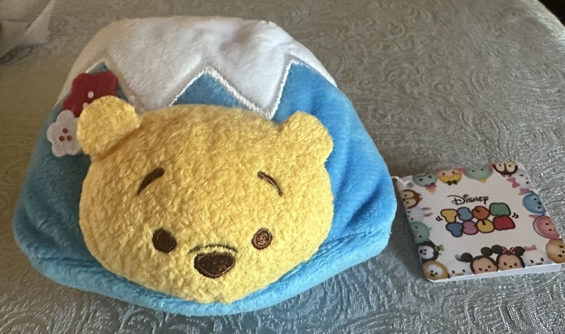 NWT Disney Store Japan Tsum Tsum Winnie Pooh Mt. Fuji Mini Plush 2024