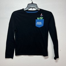 Super Mario Brothers Pocket T-Shirt Tee Kids Boy Size Medium Nintendo EUC