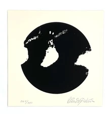 RICARDO ELIAS La Huella Multiple 2002 signed unframed original Cuban engraving