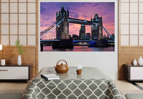 Tower Bridge London Canvas Print Wall Art Framed Pictures for Living Room Office - Picture 30 of 39