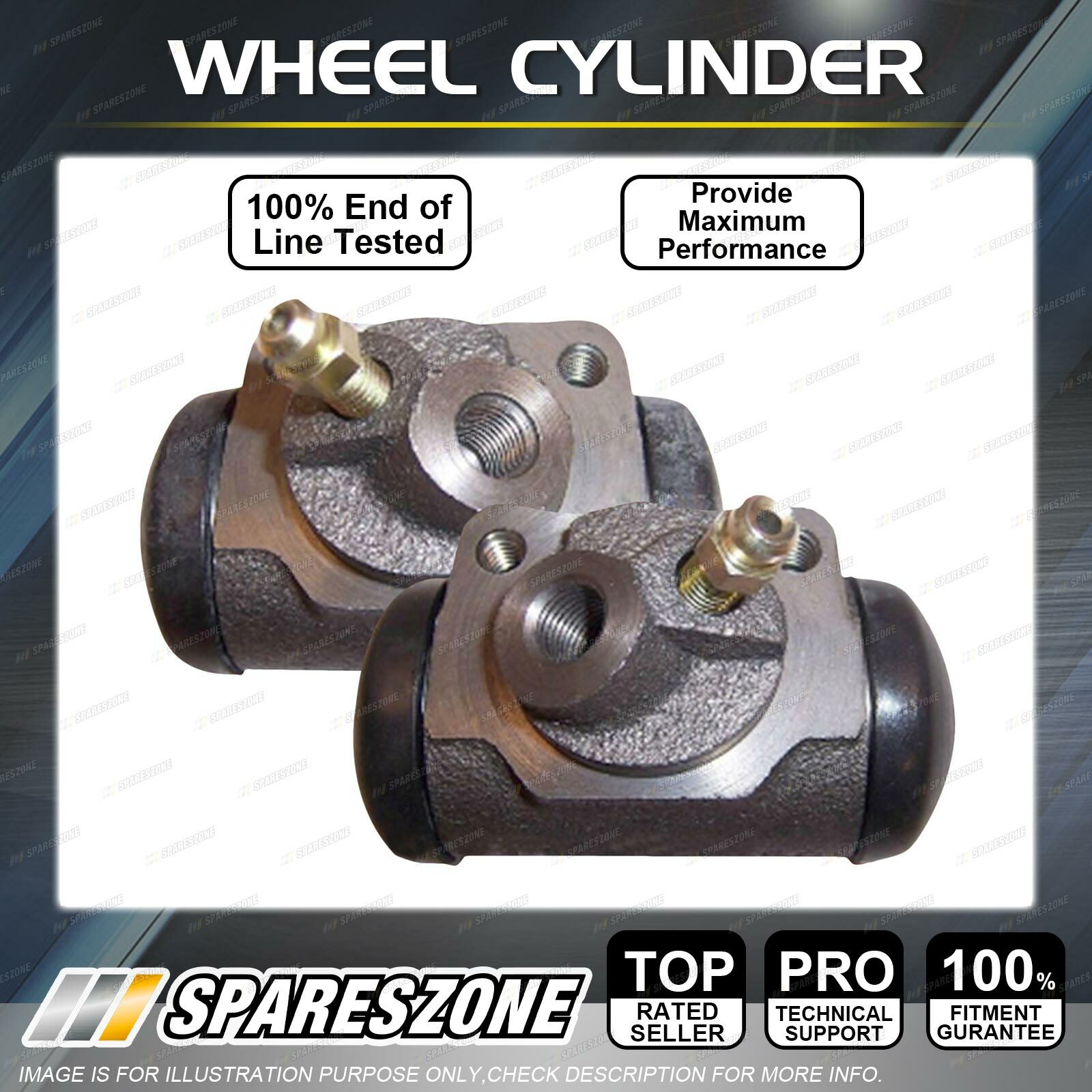 2 Front Wheel Cylinders LH + RH for Holden HJ HX HZ HK HT HG HQ HJ HX 1