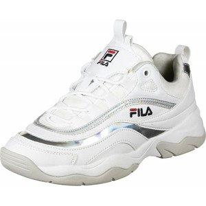 white and silver fila