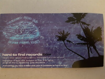 hard to find Records ibiza / decandace ibiza el divino club/ rave flyer 