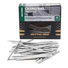 Huttig Grip 16d Finish Casing Nail 3-1/2 in HGN16OGCAS1 Galvanized 1 lb 71 Nails