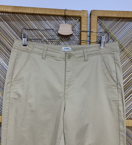 LL Bean Favorite Fit Khaki Pants 10 - Picture 2 of 9