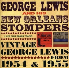 GEORGE LEWIS & HIS NEW ORLEANS - Vintage George Lewis 1954-55 - 2 CD - Import