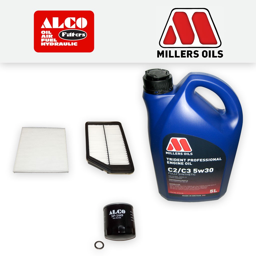 SERVICE KIT for HYUNDAI I40 1.6 2.0 OIL AIR CABIN FILTERS +API SN, CF OIL 12-19