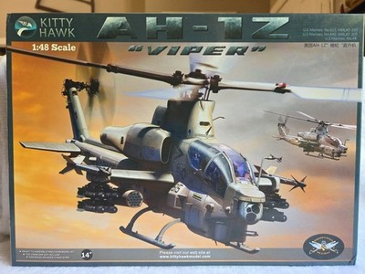 Kitty Hawk 1/48 AH-1Z ''Viper'' Helicopter #80125 Sealed Parts