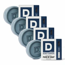 Duke Cannon Supply Co. Bar Soap Puck - Men's Rounded Bar Soap with Masculine ...
