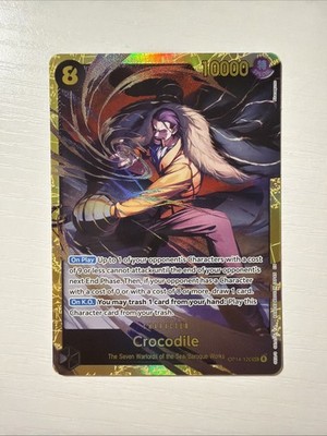 One Piece Crocodile Op14-120 Sec Special Character Card | eBay