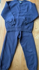 Zara Girls Set Purple/ Lilac Soft Stretchy Waste Size 11/12 Sweatshirt Pants