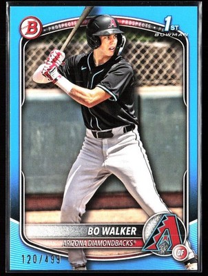 2025 Bowman Bo Walker Light Blue /499 BCP-92 Arizona Diamondbacks