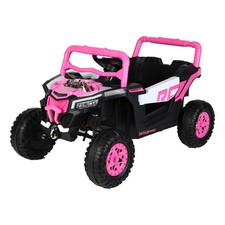 Pink Remote Control Electric Ride On Toy Car, Kids Vehicle for Boys Girls 3-6