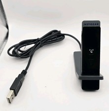 NetGear N-300 Wireless WiFi USB Adapter WNA3100 w/ Dock Cradle Stand