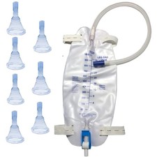 Complete Urinary Incontinence Kit 31mm Catheters Leg Bag