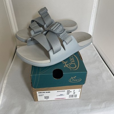 Chaco Women's Chillos Slip-On Slide Shoes in Granite Gray, US 8. EUC.