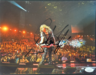 Aerosmith Signed Steven Tyler Stage 8X10 JSA