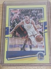 2020-21 Donruss Yellow Flood #41 Stephen Curry GS Warriors NBA Basketball Card