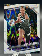 2025 Panini Prizm WNBA #76 A’ja Wilson White Seismic Prizms
