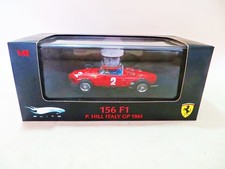 HOT WHEELS ELITE T6278 'FERRARI 156 F1 #2 PHIL HILL, ITALY GP 1961' 1:43 MIB.