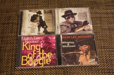 Lot 4 John Lee Hooker Cd's : Don't Look Back, Face to Face, King of the Boogie