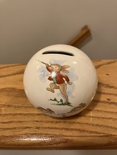 Royal Doulton Bunnykins Vintage Money Ball Bank With Stopper