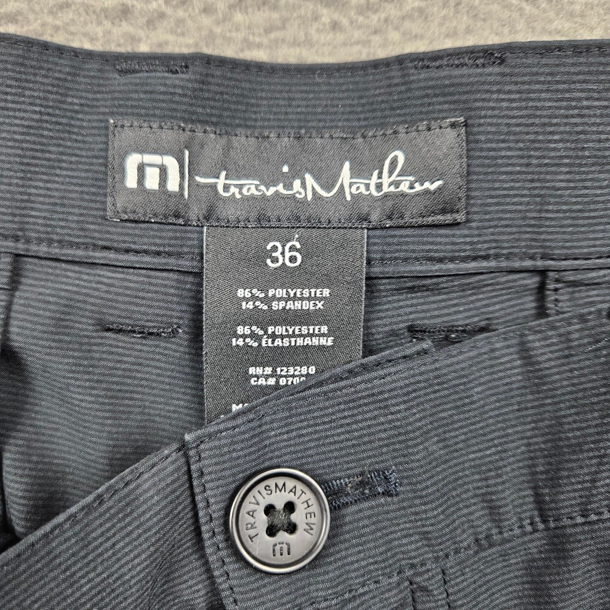 Travis Mathew Men 36 Golf Shorts Chino Outdoor Preppy Club