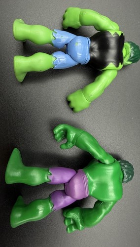 Playskool Marvel Super Heroes Spiderman Hulk figure e Star Wars Darth Luke - Foto 7 di 13