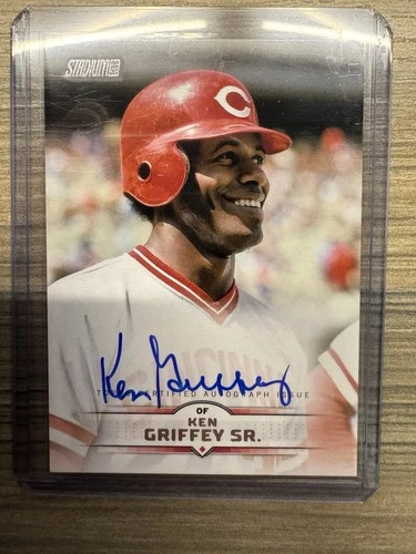 2025 Topps Stadium Club Ken Griffey Sr ON CARD Auto- Reds