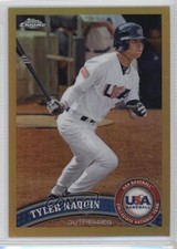 2011 Topps Chrome Gold Refractor 1/50 Tyler Naquin #USABB17 0b0