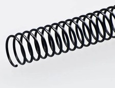 100 Pack Plastic Spiral Binding Coils, 4:1 Pitch, Spiral Binding Spines for O...