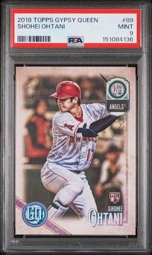 SHOHEI OHTANI 2018 TOPPS GYPSY QUEEN ROOKIE RC #89 PSA 9 MINT! DODGERS#151084136