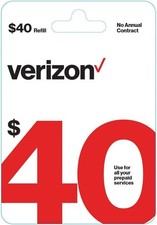  40 Verizon   FAST REFILL DIRECT TO PHONE  RECARGA R PIDA DIRECTA AL TEL FONO
