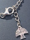 Peyote Bird Single Strand Natural Turquoise Sterling Silver 925 Necklace 15-18” — photo 5