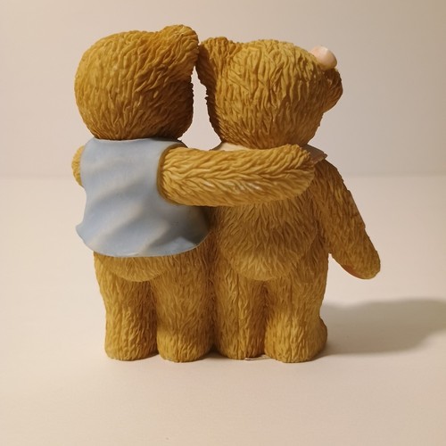 Cherished Teddies Our Love Is Shown With Hugs & Kisses 113687 2003 con caja y certificado de autenticidad - Imagen 6 de 23