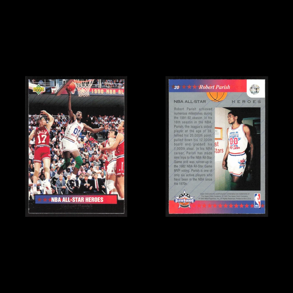 Robert Parish #20 1992 Upper Deck NBA All-Star Boston Celtics Basketball Card NM - Image 3 of 3