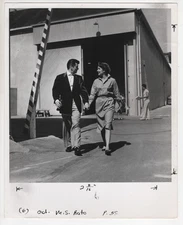 Tony Curtis Julia Adams Universal Lot Orig 1954 DBW 8x10 LIFE Photo 