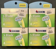 4x - 5 Blade One Click Refill Cartridges for Women 4 Pack For Venus Handles 4.75 per gallon
