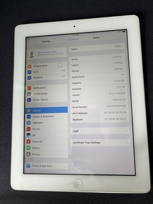 iPad with Retina Display model MD513LL/A  4th generation