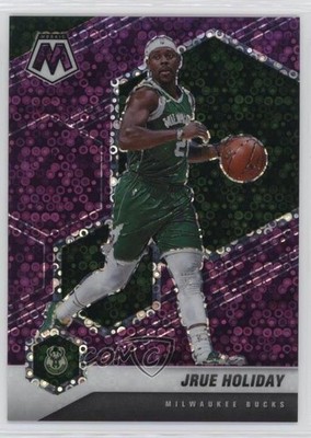 2020-21 Panini Mosaic Fast Break Purple Prizm 4/50 Jrue Holiday #156 hs9